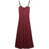 Superdry Femme Robe en Jersey à dos Ouvert Marron Taille: 40
