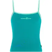 Protest Byte Spaghetti Sleeveless Top Vert L Femme