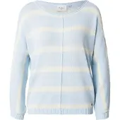 Pepe Jeans Pull-over 'ALBERTA' bleu clair / blanc cassé