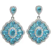 Avant Garde Boucles d'oreilles 'Wandaina' bleu