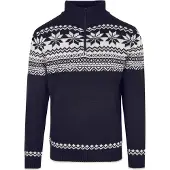 Brandit Pull-over bleu marine / blanc