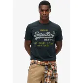 Superdry pour homme. M1012212A T-shirt Heritage marine (S), Casuel, Coton, Manche courte