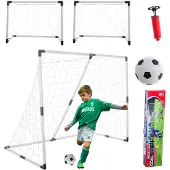 Pricenet But de football 2 en 1 pour enfants, dimensions : 185 x 120 x 70 cm