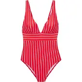 s.Oliver Maillot de bain rouge / blanc