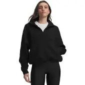 Under Armour Unstoppable Fleece Half Zip Sweatshirt Noir XS Femme