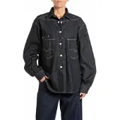 Replay W000u.000.152007 Long Sleeve Shirt Bleu S Femme