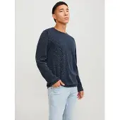 Jack & Jones Pull-over 'JJLeo' bleu marine