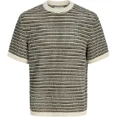 Jack & Jones T-Shirt beige clair / gris / noir