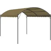 vidaXL Pavillon 4x3x2,6 m Taupe 180 g/m