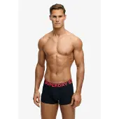 Superdry Boxers bleu nuit / bleu néon / vert fluo / framboise