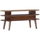 vidaXL Meuble TV 110x35x50 cm Bois d'acacia solide