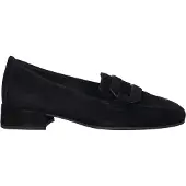 Gabor : chaussures basses, mocassins, couleur noire, pour le quotidien