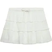 Superdry pour femme. W7210424A Jupe nouée blanche (L), Casuel, Coton