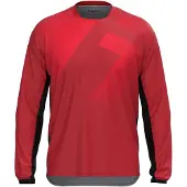 Hebo Tech Long Sleeve Jersey Rouge L Homme