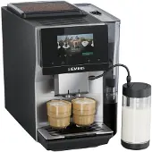 Siemens Machine à café à grain EQ700 TP725EM7 – inox argent métallisé