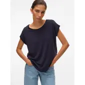Vero Moda T-shirt 'VMAva' bleu nuit