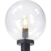 Markslöjd Sphere - Lampadaire Extérieur 1 Lumière Noir Ip44, E27
