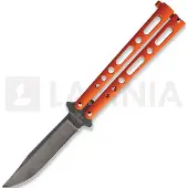 Bear & Son Couteau pliant Butterfly Orange Stonewash