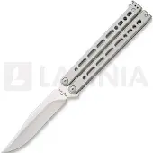 Bear Ops Couteau papillon Bear Song VIII Bowie, gris