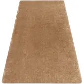 Rugsx Tapis de lavage moderne LAPIN shaggy, antidérapant ivoire / marron 133x180 cm