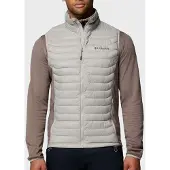 Columbia Powder Pass Hybrid Vest Gris L Homme