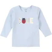 Name it T-Shirt 'NBFKARRIE' bleu clair / bleu foncé / canneberge / blanc