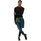 Superdry Classic Essential Grandad Long Sleeve T-shirt Noir L Homme