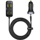 Baseus BackseatPal L1, Auto, Allume-cigare, 9 V, Noir