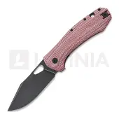 GiantMouse Couteau pliant ACE Grand M390 Red Canvas Micarta