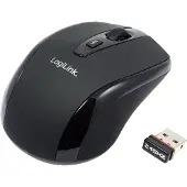Logilink ID0031 Maus mini Funk 2.4 GHz 800dpi optisch scroll black
