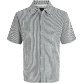 Jack & Jones Chemise écru / gris foncé