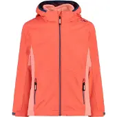 CMP - Veste pour enfant, modèle KID G JACKET, avec capuche amovible et veste intérieure. Couleur : CAMPARI / Taille : 164