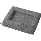 Dear Darling DD-01GRL Lit orthopédique de luxe pour chien Anthracite Taille L 70x80cm avec mousse à mémoire de forme