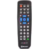 Msonic MBC415K Télécommande IR sans fil pour TV Boutons poussoirs (Télécommande universelle, Miracast), Télécommande, Noir