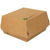 Papstar 87248 Récipient alimentaire jetable Carton, Contenant à usage unique, Marron