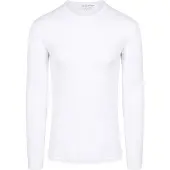 Garage T-Shirt Simple Manches Longues Stretch Blanc