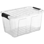 PLAST TEAM Pojemnik Home Box 31l Z Czarnym Uchwytem 2232 (4 cm, 31 l)