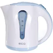 Ecg RK 1022 bleu | Bouilloire électrique | volume 1,0 l | 900-1100 W | indicateur de niveau d'eau éclairé | plastique de haute qualité - SANS BPA