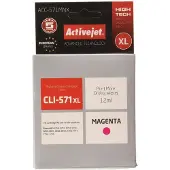 ActiveJet Cartouche d'encre ACC-571MNX (remplace Canon CLI-571XLM ; Supreme ; 12 ml ; magenta)