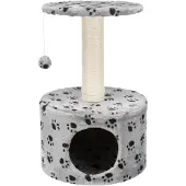 Junior Toledo 61x39x39 Cm Cats Scratcher Argenté