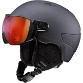 Julbo - Casque de ski/snowboard à visière - Globe Evo Mips Reactiv HC 0-4 Dark Grey - Taille 54-58 cm - Noir