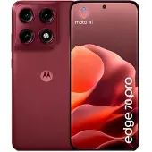 Motorola Edge 70 Pro (256 Go, Pantone Zinfandel, 6.78", Double SIM, 5G), Téléphone portable, Rouge