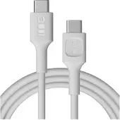 Green Cell Kabelis PowerFlex Fast Charging USB Type-C Male - USB Type-C Male 100W White 2m 5904326376212
