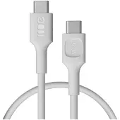 Green Cell Kabelis PowerFlex Fast Charging USB Type-C Male - USB Type-C Male 100W White 0.3m 5904326376199