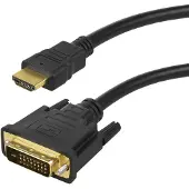 Macleans Câble adaptateur DVI-HDMI - Maclean - MCTV-717 - 2 m - Résolution 1080p - Connecteurs plaqués or