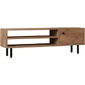 Skye Decor , Avila - Atlantic Pine, support TV, 100 % PANNEAUX DE SPANCE MELAMINÉS, pin atlantique, 120 x 30 x 38 cm