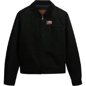Superdry Cord Collar Quilt Ranch Jacket Noir L Femme