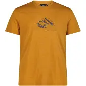 CMP 39t7527 Short Sleeve T-shirt Marron M Homme