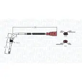 MAGNETI MARELLI Sonde De Température Des Gaz D'échappement Vw Polo 1.6Tdi 09-