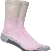 Asics Chaussettes de sport beige / gris / gris foncé / rose